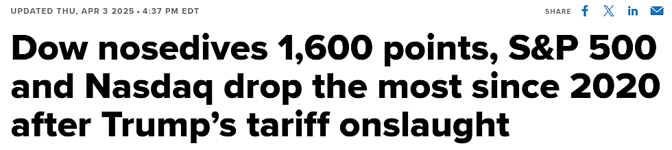 Stocks crash