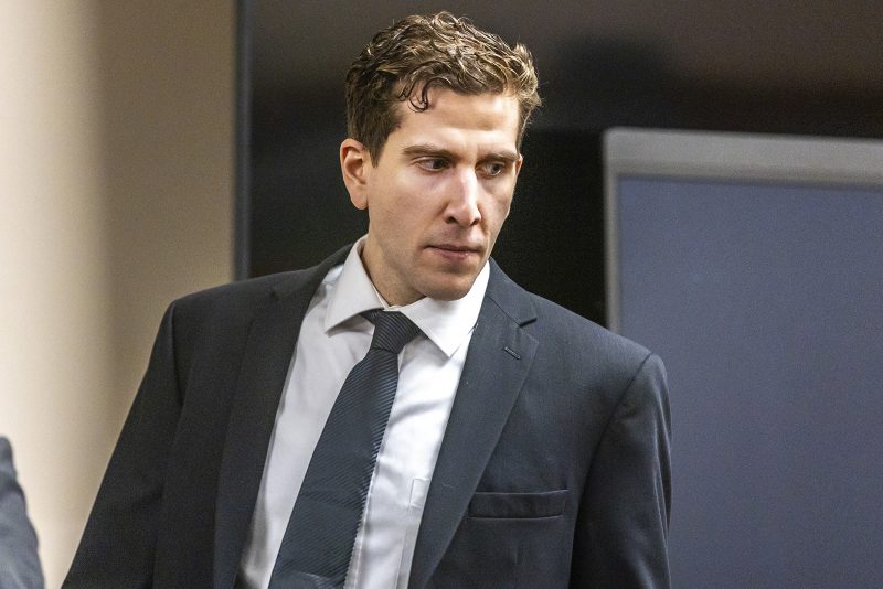 Bryan Kohberger enters the courtroom during a hearing Tuesday, June 27, 2023, at the Latah County Courthouse in Moscow, Idaho. Defense attorneys for Kohberger who is charged in the stabbing deaths of four University of Idaho students asked a judge Tuesday to order prosecutors to turn over more records, laying the groundwork for challenges to the case. Kohberger, 28, was indicted in May on four counts of first-degree murder and one count of burglary in connection with the Nov. 13, 2022, slayings of Madison Mogen, Kaylee Goncalves, Xana Kernodle and Ethan Chapin at a rental home near the University of Idaho campus. (August Frank/Lewiston Tribune via AP, Pool)
