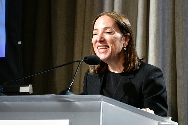 ieutenant Governor of California Eleni Kounalakis speaks onstage during EMILYs List's 2023 Pre-Oscars Breakfast at The Beverly Hilton on March 07, 2023 in Beverly Hills, California. (Photo by Araya Doheny/Getty Images for EMILYs List)