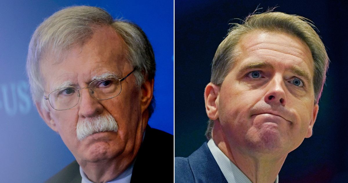 CNN commentator Scott Jennings, right, used John Bolton's own words in response to concerns over the FBI's Friday-morning raid on Bolton's home.