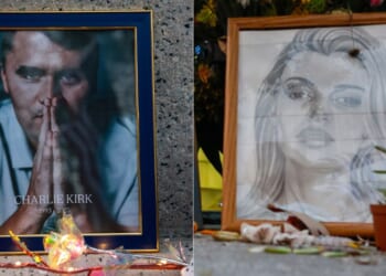 A proposal by a North Carolina Democrat is attempting to keep political ads from using the name, image, and likeness of dead crime victims - such as Charlie Kirk, left, and Iryna Zarutska, right.