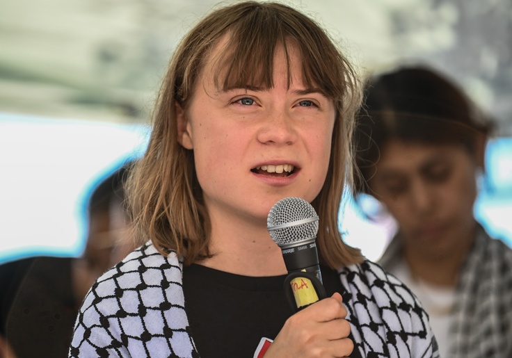 Dozens of Ships in Greta Thunberg's Flotilla 'Secretly Owned By Hamas,' Israeli Foreign Ministry Says