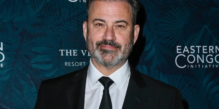LAS VEGAS, NEVADA - NOVEMBER 17: Jimmy Kimmel attends the 2023 Eastern Congo Initiative Poker and Blackjack Tournament hosted by TAO Group Hospitality at LAVO Restaurant & Nightclub at The Palazzo at The Venetian Resort Las Vegas on November 17, 2023 in Las Vegas, Nevada. (Photo by Mindy Small/Getty Images)