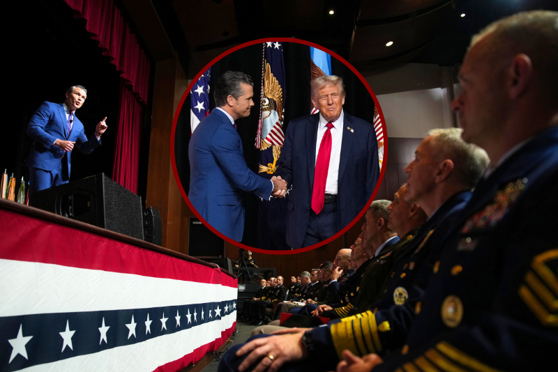 Trump, Hegseth rally top brass at Quantico to reclaim U.S. Military might and ‘warrior ethos’ – One America News Network