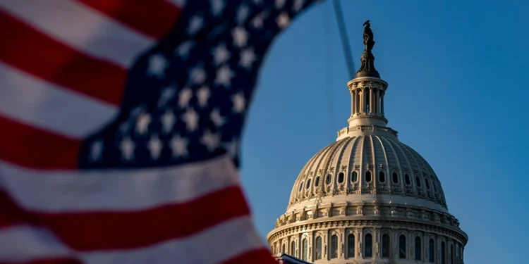 WASHINGTON, DC - DECEMBER 18: The House of Representatives continues to debate two Articles of Impeachment of President Donald Trump at US Capitol on December 18, 2019 in Washington, DC. The House began seven hours of debate on the two Articles this morning before the planned vote later in the evening. (Photo by Samuel Corum/Getty Images)