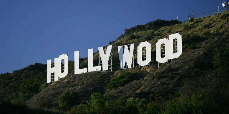 LOS ANGELES, CA - NOVEMBER 16: The Hollywood Sign is seen on November 16, 2005 in Los Angeles, California. The historic landmark is undergoing a month-long makeover; erected in 1923 as a giant ad for a housing development and originally read "Hollywoodland", the sign with letters that are 45 feet tall and 36 feet wide was declared a Los Angeles Cultural Historical Monument in 1973. (Photo by David McNew/Getty Images)
