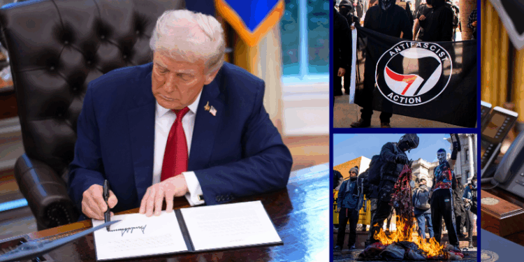 Trump issues Presidential Memorandum to combat ‘Domestic Terrorism Networks’ – One America News Network