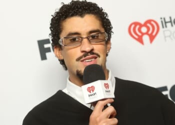 Bad Bunny attends the 2025 iHeartRadio Music Awards in Los Angeles, California, on March 17.