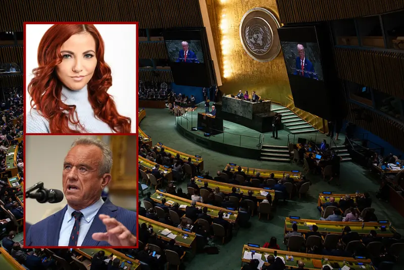 US President Donald Trump addresses the 80th session of the United Nations General Assembly at UN headquarters in New York City on September 23, 2025. This year