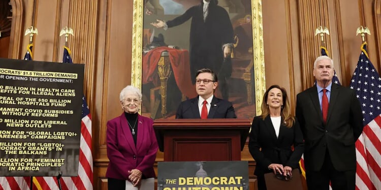 Johnson slams Senate Dems over shutdown – One America News Network