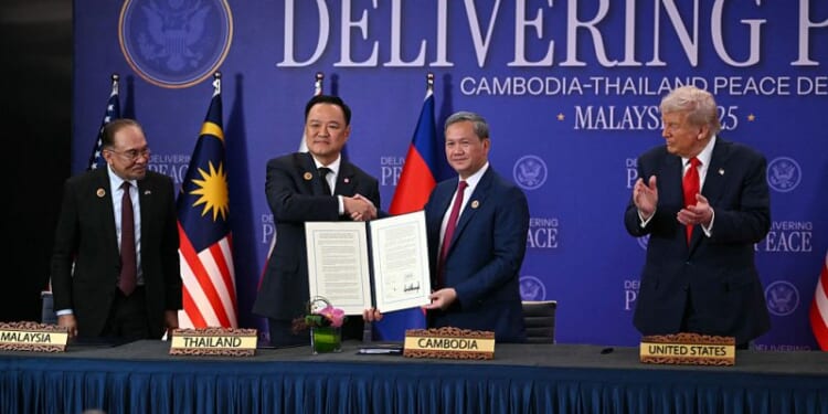 Trump signs trade deals, oversees peace deal with Southeast Asian partners – One America News Network