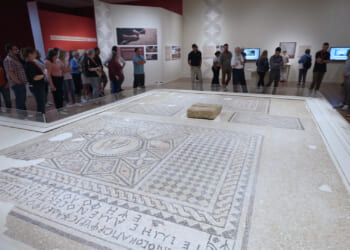 'Beautiful and Significant': Israel's Megiddo Mosaic on Display at Museum of the Bible