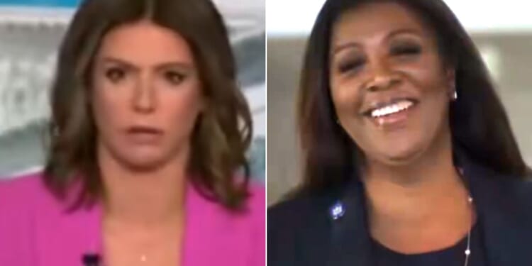CNN host Kasie Hunt, left, claimed all American homebuyers commit mortgage fraud the way New York Attorney General Letitia James is accused of doing.