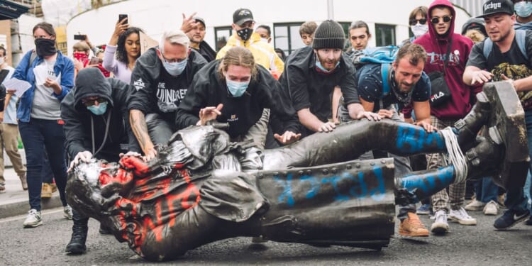 Dead, white men are being punished for imagined thoughtcrimes