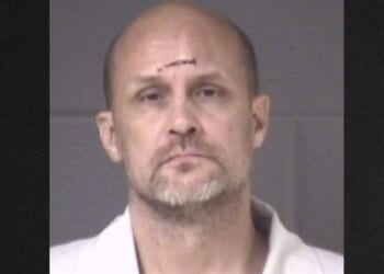 Police said Leif Brynolf Johnson, 55, of Buncome County, North Carolina, assaulted supporters of then-candidate Donald Trump, including an older man in a wheelchair and a 12-year-old boy, before pulling a knife on two officers.