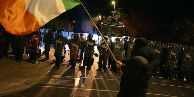 Dublin protesters express outrage, clash with police after migrant is charged with sexually assaulting 10-year-old Irish girl – One America News Network
