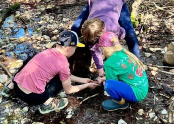 Learning in nature at Brompton school.