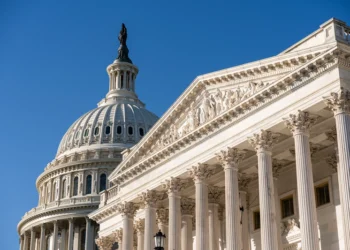 WASHINGTON, DC - OCTOBER 23: Exterior view of the U.S. Capitol on October 23, 2025 in Washington, DC. The shutdown enters its fourth week, becoming the second longest government shutdown in history. (Photo by Eric Lee/Getty Images)