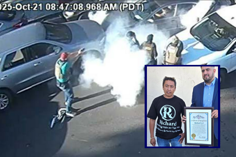 Gunfire erupts in South L.A. as federal agents confront Mexican illegal alien known for his anti-ICE TikTok videos – One America News Network