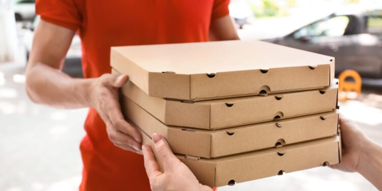 Human Conduct and The Pentagon Pizza Index