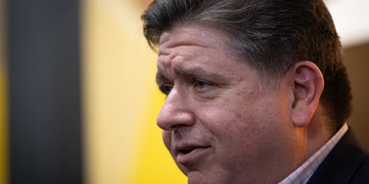CHICAGO, ILLINOIS - SEPTEMBER 03: Illinois Gov. JB Pritzker speaks to the press following a visit to Metropolitan Peace Academy on September 03, 2025 in Chicago, Illinois. The Metropolitan Peace Academy was training violence intervention leaders on how to respond to the anticipated National Guard and federal agent deployment to Chicago. (Photo by Scott Olson/Getty Images)