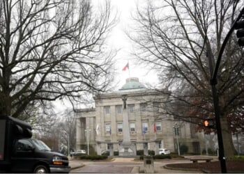 The state capitol is seen on February 25, 2022 in Raleigh, North Carolina. (Photo by Grant Halverson/Getty Images for MoveOn)