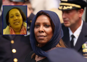 Attorney General of New York Letitia James departs the funeral service for slain NYPD officer Didarul Islam in the Bronx borough of New York City on July 31, 2025. Islam was one of four people killed when a shooter opened fire in a New York skyscraper before committing suicide on July 28. (Photo by CHARLY TRIBALLEAU / AFP) (Photo by CHARLY TRIBALLEAU/AFP via Getty Images) / Latitia James’ grandniece Nakia Thompson; N.C. Dept. of Correction