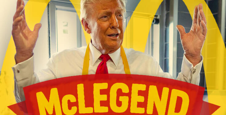 One Year After Trump Worked the Fryer at McDonald's, There's Still No Evidence Kamala Ever Did