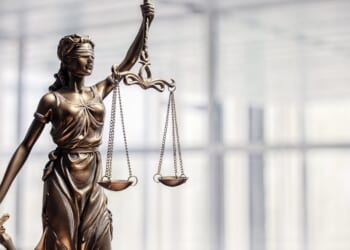 statue of justice and the scales