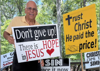 SC Man No Longer Barred From Sharing His Faith, Can Hold Sign that Says 'Trust Christ'