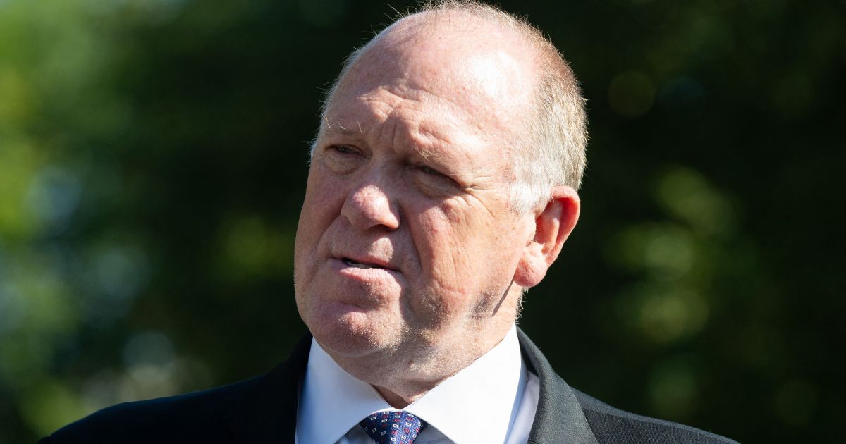 White House border czar Tom Homan speaks to the media outside of the West Wing of the White House in Washington, D.C., on Sept. 9.