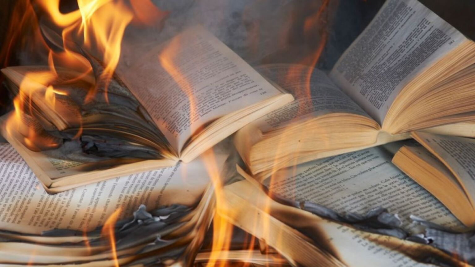 The book-burners have taken over the publishing house