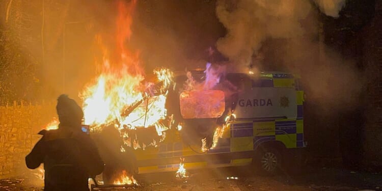 The rising violence of Irish rebellion