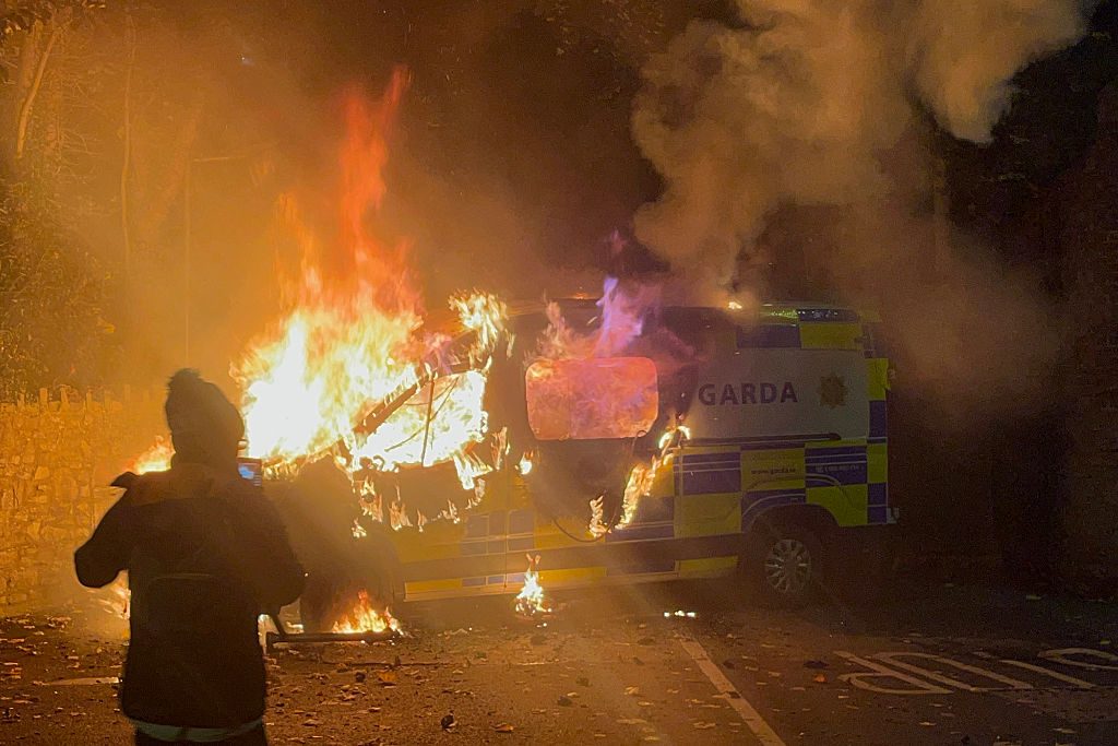 The rising violence of Irish rebellion