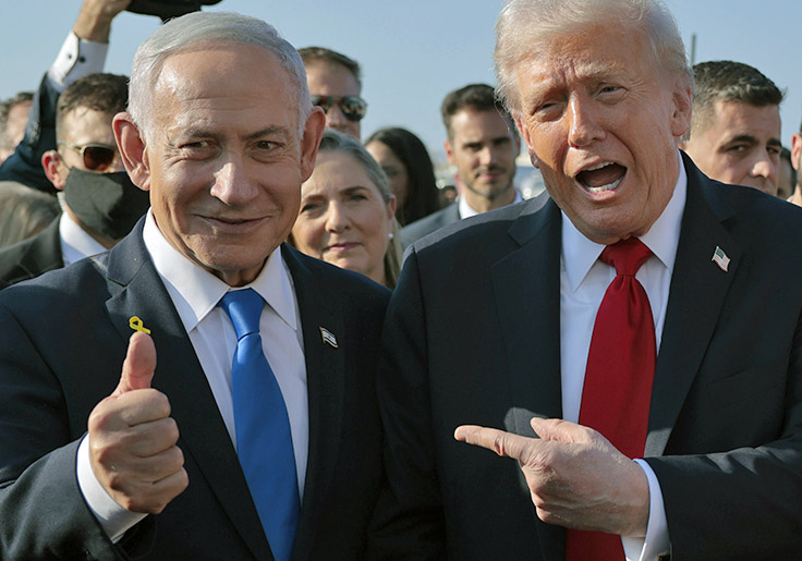 Trump Floats Netanyahu Pardon Because 'Who the Hell Cares' About Cigars and Champagne