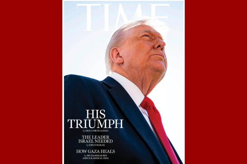 Trump calls out TIME Magazine for choosing ‘absolutely terrible’ cover photo, despite publishing ‘pretty good’ article on Hamas-Israeli peace deal