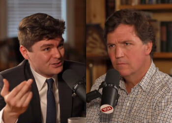 Tucker Carlson Solicits Marriage Counseling from Squirrelly Virgin Nick Fuentes