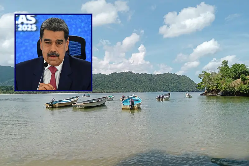 Boats are pictured on the shore of La Cueva Bay, north coast of Trinidad and Tobago, on October 16, 2025. Police in Trinidad and Tobago told AFP on October 16, 2025, they are investigating whether two citizens were among six people killed in a US strike on a boat allegedly transporting drugs from Venezuela after reports by residents of Las Cuevas village. (Photo by AFP) (Photo by STRINGER/AFP via Getty Images) / Venezuela