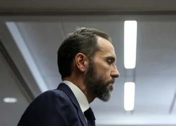 WASHINGTON, DC - AUGUST 01: Special Counsel Jack Smith departs after delivering remarks on a recently unsealed indictment including four felony counts against former U.S. President Donald Trump on August 1, 2023 in Washington, DC. Trump was indicted on four felony counts for his alleged efforts to overturn the 2020 election. (Photo by Drew Angerer/Getty Images)