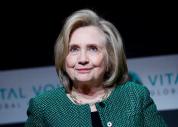 WASHINGTON, DC - MAY 05: Former Secretary of State Hillary Rodham Clinton speaks during a panel at the Vital Voices Global Festival on May 05, 2023 in Washington, DC. Vital Voices, a non-profit organization focused on promoting women leadership, is hosting their second annual festival to hear from speakers who work in government, activism and entertainment. (Photo by Anna Moneymaker/Getty Images)