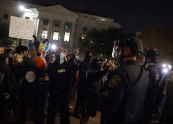 UC Berkeley Student Radicals Clash With Police, Attack Conservatives Outside TPUSA Event Honoring Charlie Kirk