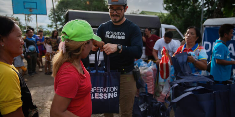 Operation Blessing Races to Bring Urgent Help to Survivors of Back-to-Back Disasters in Philippines