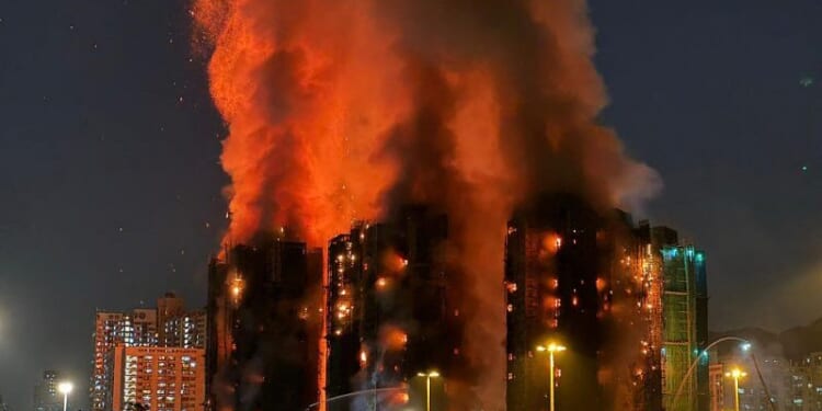Fire engulfs residential buildings in Hong Kong, killing at least 36 – One America News Network