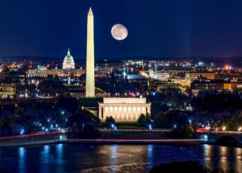 Washington DC at night
