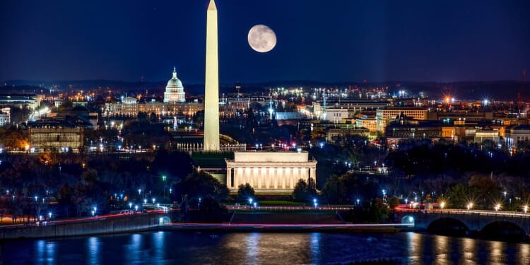 Washington DC at night