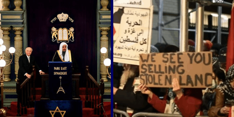 Anti-Israel protesters chant ‘Globalize the intifada’ outside N.Y. synagogue – One America News Network