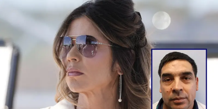 U.S. Homeland Security Secretary Kristi Noem participates in a briefing at the Federal Law Enforcement Training Centers, on November 7, 2025, in North Charleston, South Carolina. (Photo by Alex Brandon-Pool/Getty Images) / Mario Bustamante-Leiva (Metropolitan Police)