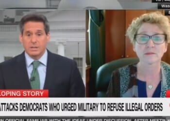 Democratic Rep. Chrissy Houlahan of Pennsylvania on Nov. 21, 2025, doubled down on a shocking and potentially seditious video she and five other Democrats posted.