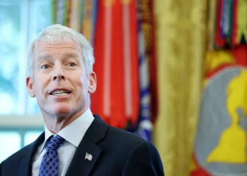 WASHINGTON, DC - OCTOBER 06: U.S. Energy Secretary Chris Wright speaks during an event with President Donald Trump in the Oval Office at the White House on October 06, 2025 in Washington, DC. Trump spoke on an executive order to increase the development and production of Alaska