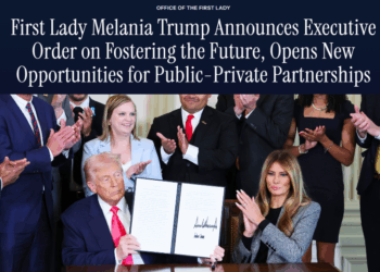 First Lady–crafted ‘Fostering the Future’ EO signed by Trump to boost U.S. foster care support – One America News Network